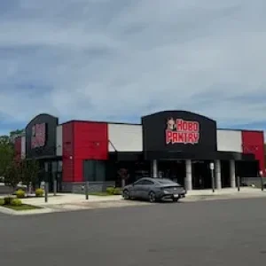 hobo pantry building with cars